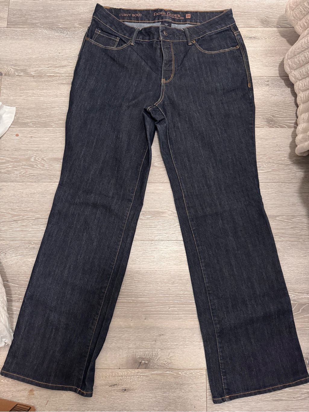 Faded Glory Women's Dark Indigo Boot Cut Jeans